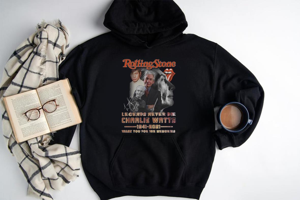 Vintage Drummer Charlie Watts Shirt, Rolling Stone Legends Never Die Charlie Watts 1941-2021 Thank Memories Signature Shirt Vintage Drummer Charlie Watts Shirt, Rolling Stone Legends Never Die Charlie Watts 1941-2021 Thank Memories Signature Shirt 3