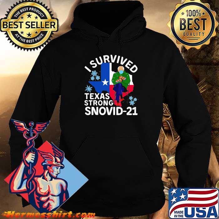 I Survived Texas Strong Snovid 21 Old Man Wear Mask Shirt