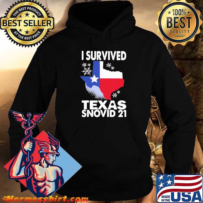 I Survived Texas Snovid 21 Covid 19 Flag Shirt