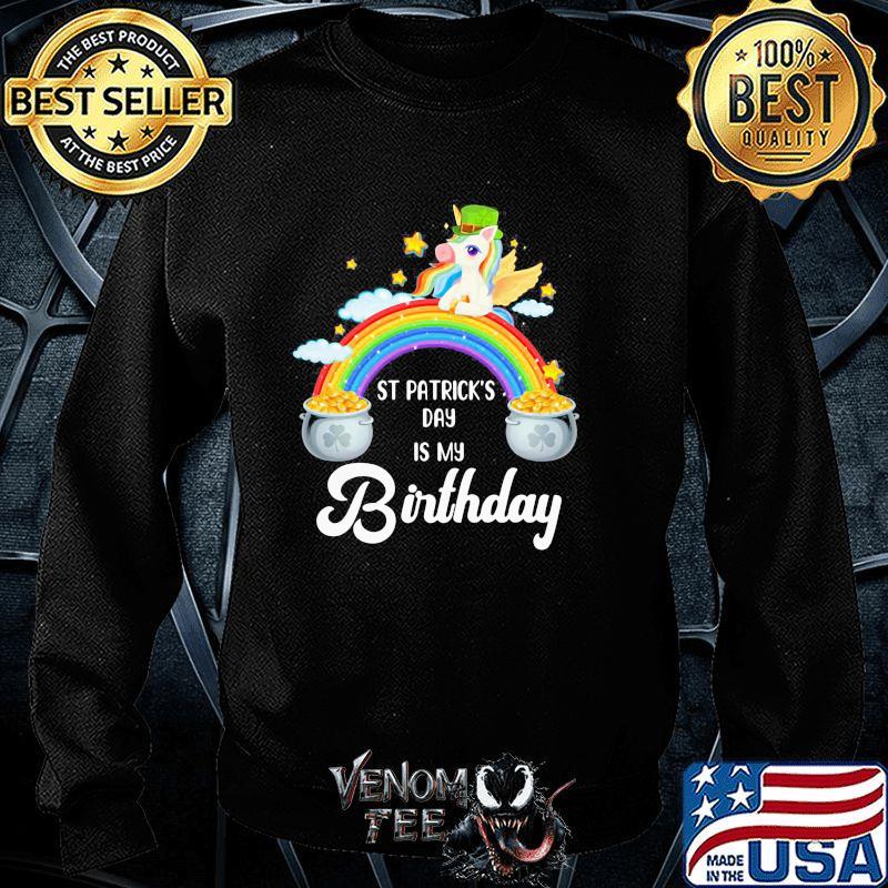 Top Birthday St Patricks Day Unicorn 