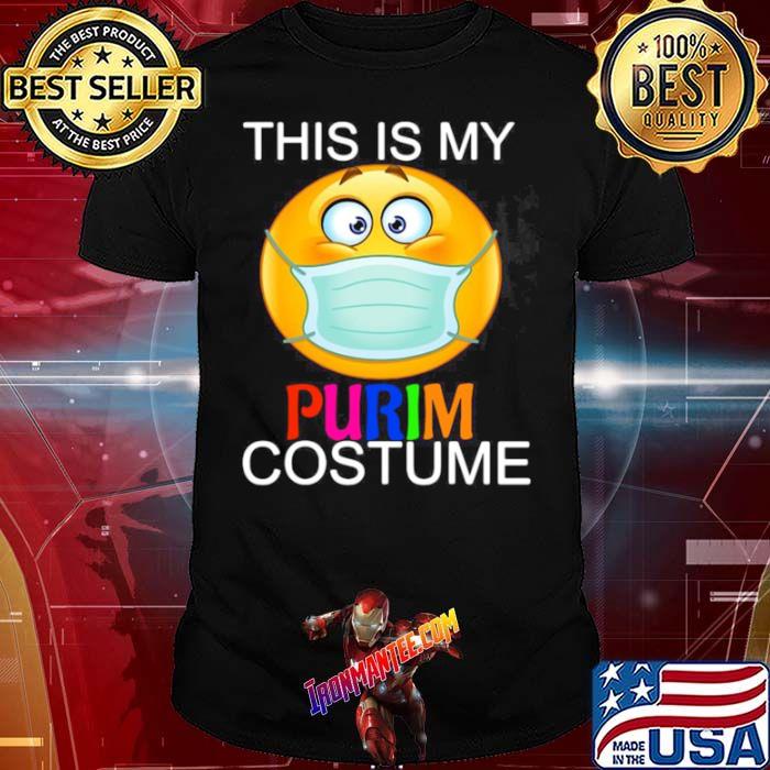This Is My Happy Purim Costume Funny Jewish Face Mask Unisex