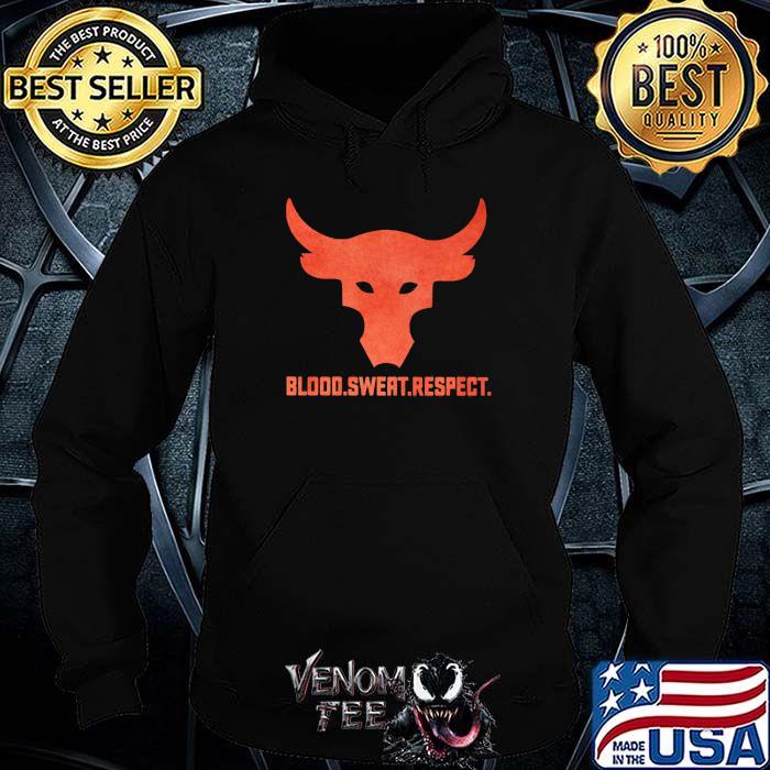 blood sweat respect yellow hoodie