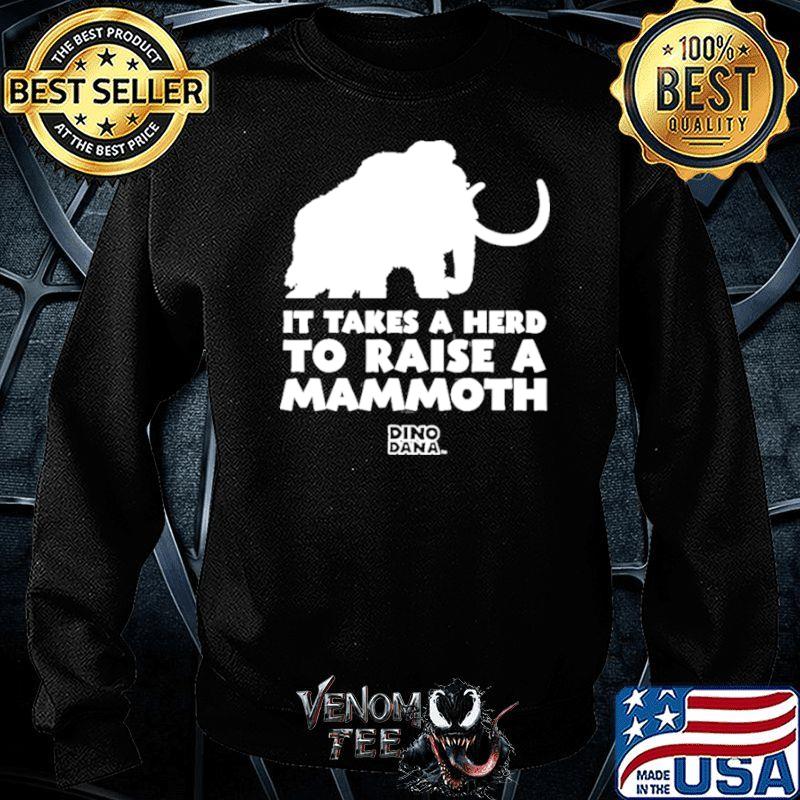 Dino Dana White Mammoth Shirt 