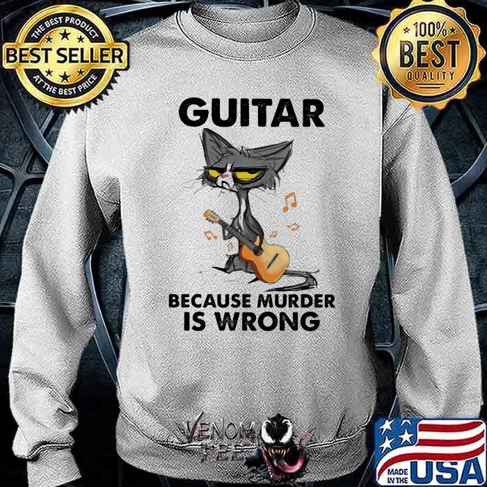 Because Murder IS Wrong Cat Shirt 