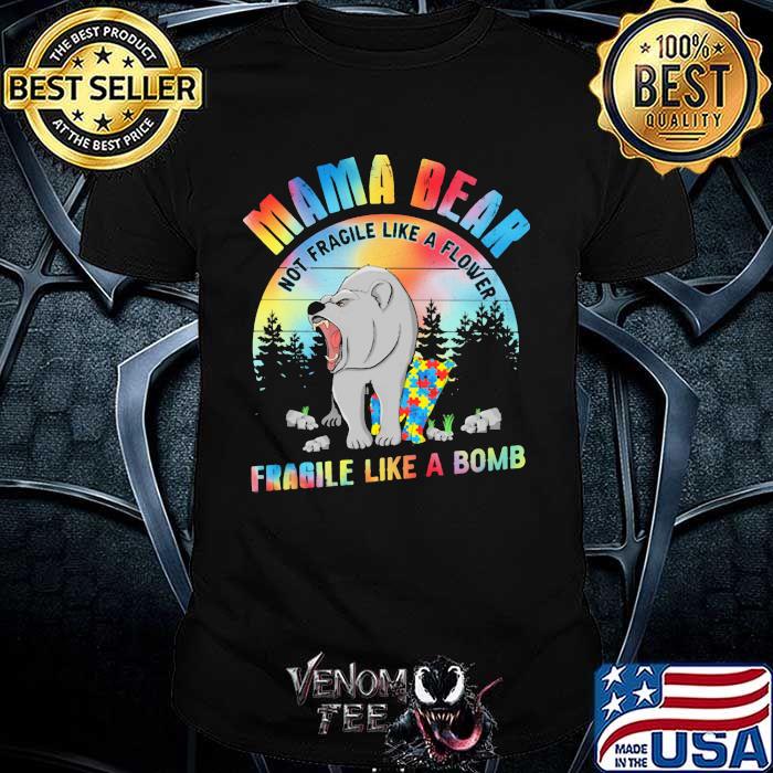 bomb bear autism shirt 