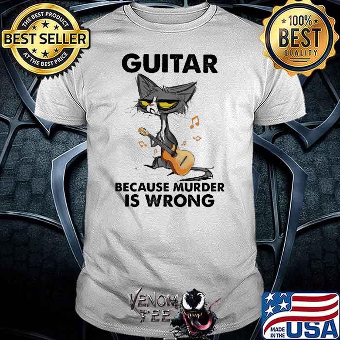 Because Murder IS Wrong Cat Shirt 