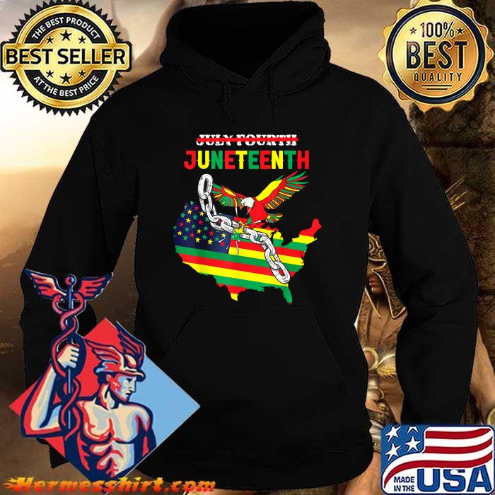 Juneteenth 19th June 1865 Happy Juneteenth 21 Eagle Flag T Shirt Hermesshirt