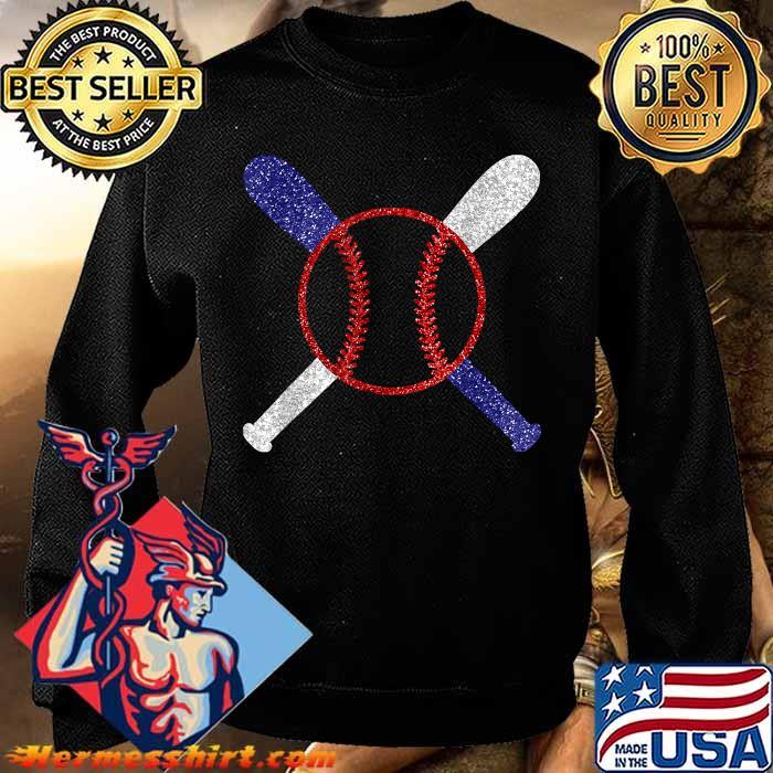 Patriotic Baseball Bling Stuff Memorial Day 4th Of July Shirt Hermesshirt