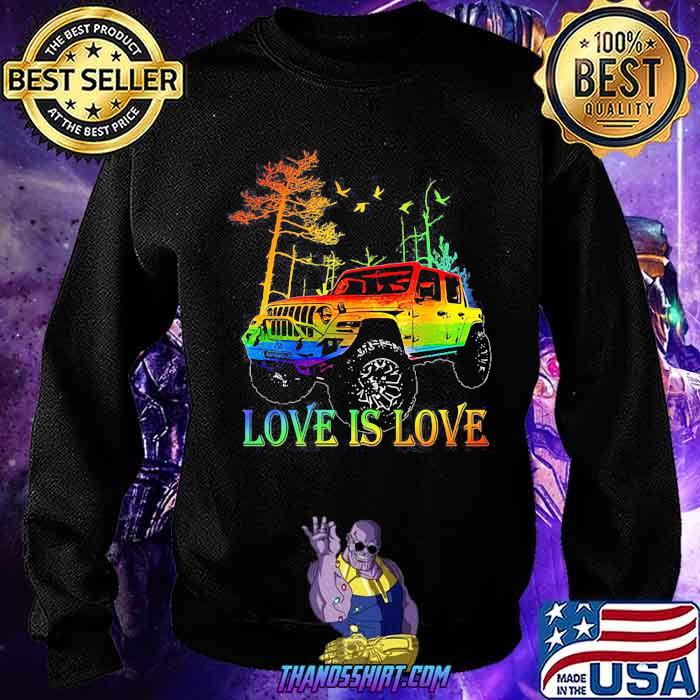 Love IS Love LGBT Jeep Shirt 
