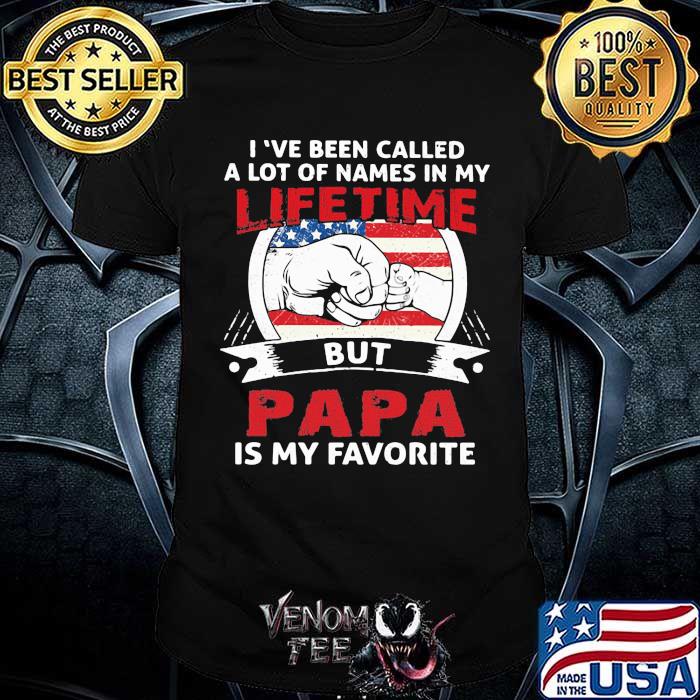 Papa Is Favorite American Flag Shirt 