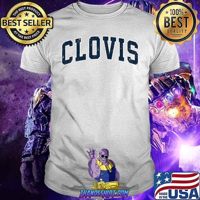 Clovis California CA Vintage Sports Shirt