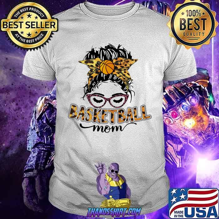 Basketball Mom Lepoard Shirt Basketball Mom Lepoard Shirt