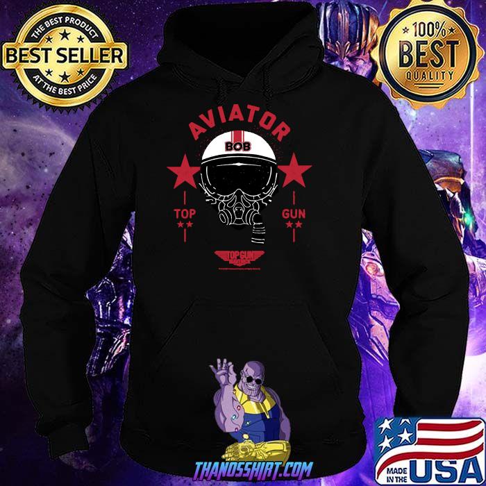 Top Gun Maverick Bob Aviator Helmet Stars Shirt Hoodie