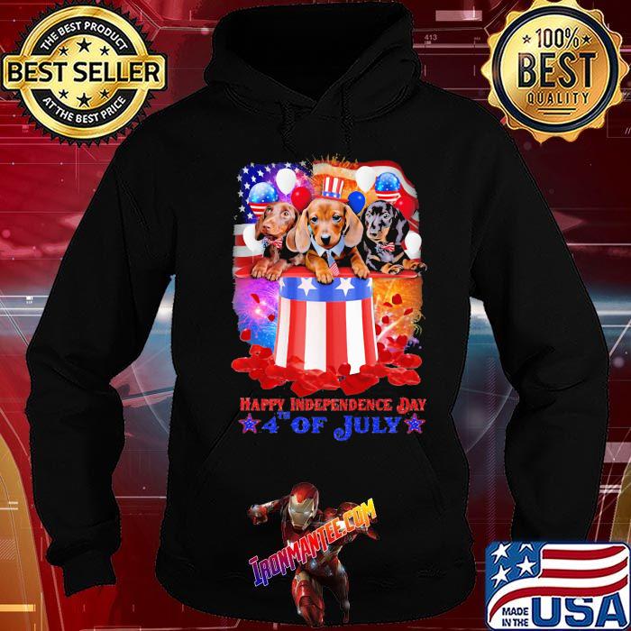Happy Independence Day 4th Of July Dachshund Patriotic Hat Shirt Hoodie