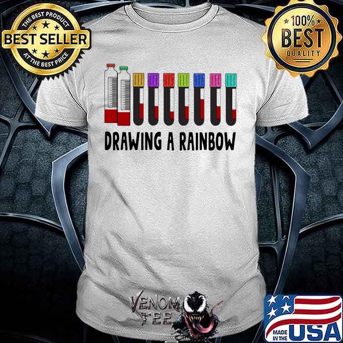 Drawing A Rainbow Blood Shirt Drawing A Rainbow Blood Shirt