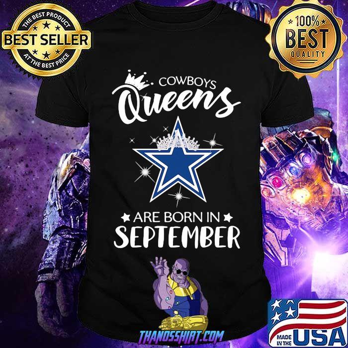Cowboy Queens Are Born In September Crown Shirt Cowboy Queens Are Born In September Crown Shirt