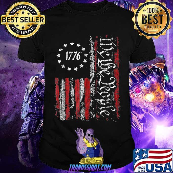 American Flag Patriotic 1776 We The People USA T-Shirt