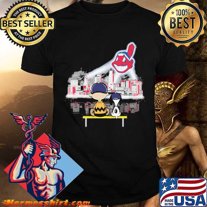 Charlie and snoopy watch city indians shirt Charlie and snoopy watch city indians shirt