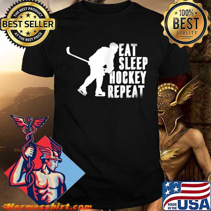Hockey Player Eat Sleep Hockey Repeat Shirt Hermesshirt Premium ™ LLC