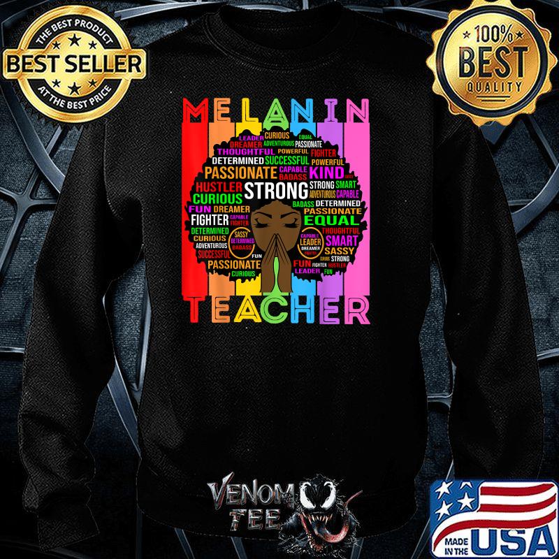 Strong Black Teacher Women Melanin 