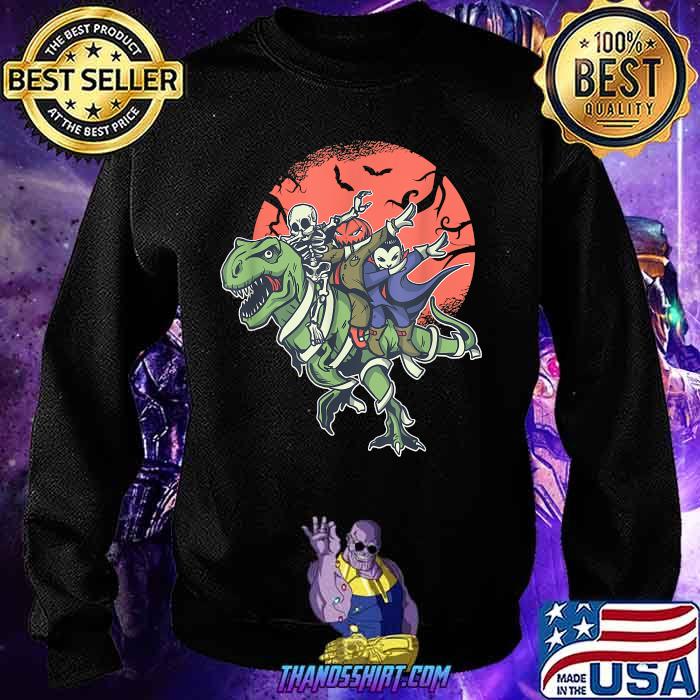 T-rex with friends blood moon T-Shirt 