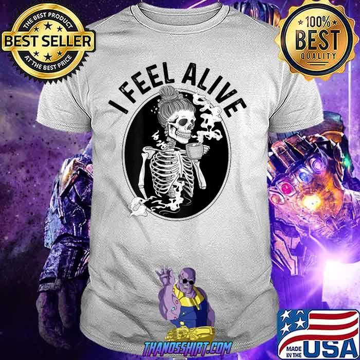 Coffee Drinking Skeleton - Staying 