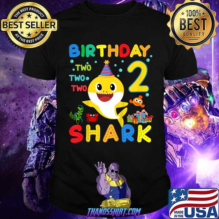 Kids Baby Shark 2nd Birthday Boy Girl 2 Year Old Gift Kids T Shirt Thanosshirt Premium Llc Kids Baby Shark 2nd Birthday Boy Girl 2 Year Old Gift Kids T Shirt Thanosshirt Premium Llc