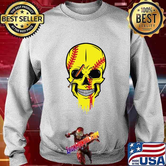 Matching Family softball Skull T-Shirt 