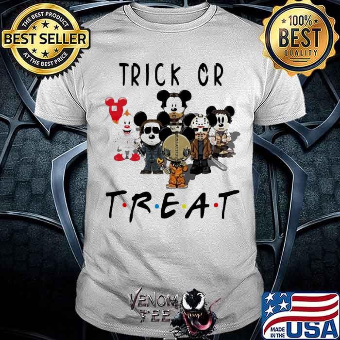 Trick or treat Mickey Mouse horror face 