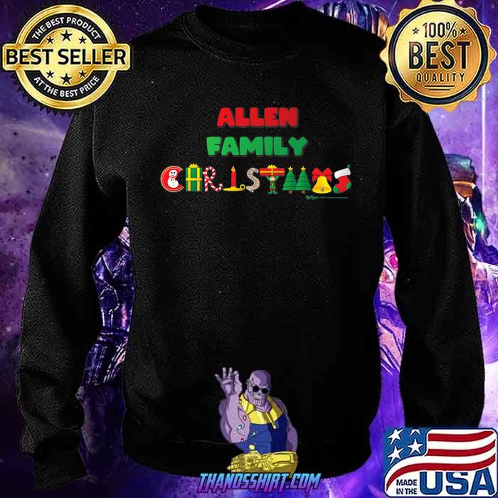 Allen Family Funny Merry Christmas 2021 