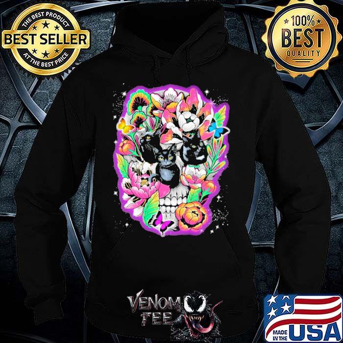 skull flower shirt