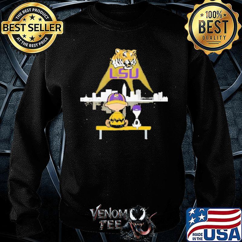 Snoopy Lsu Tigers Football Shirt 