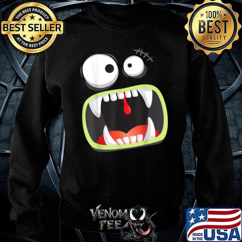 Halloween Big Monster Face Party Shirt 