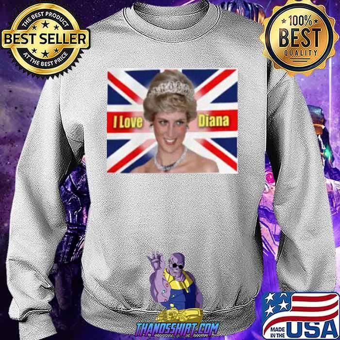 Love Princess Diana England Flag Shirt 