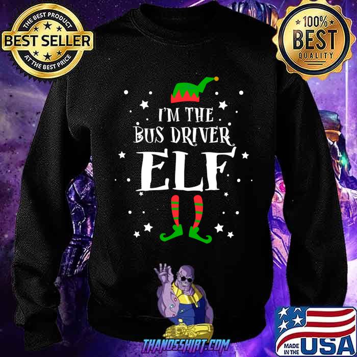 I'm The Bus Driver Elf Funny Cute Xmas 