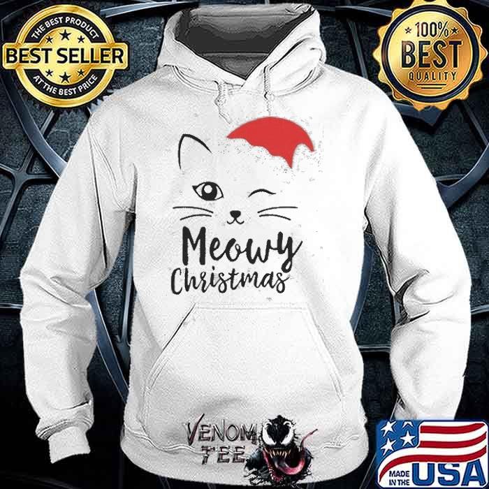Meowy christmas cat hat santa clause 