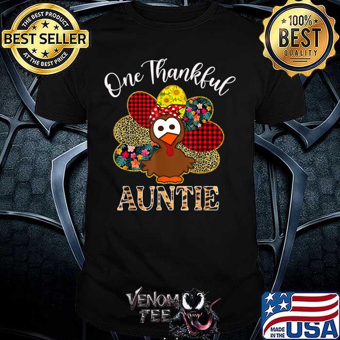 One Thankful Auntie Shirt, Turkey 