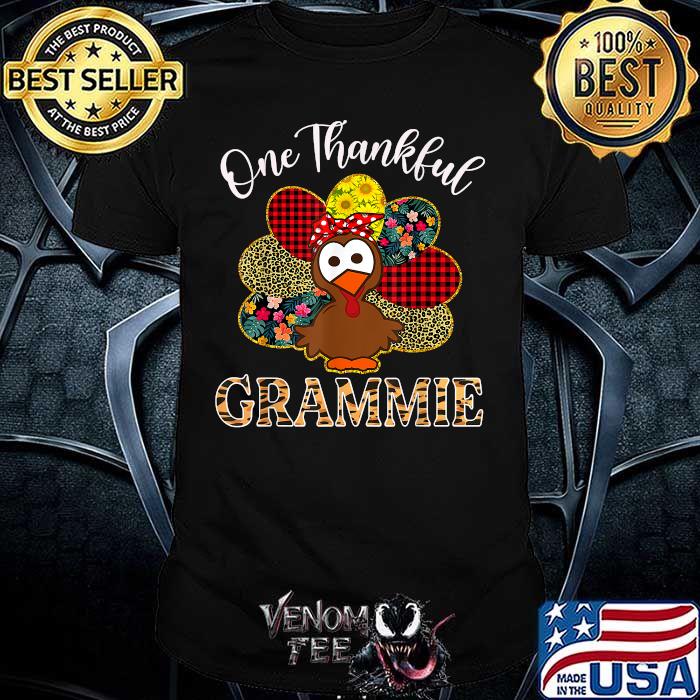 One Thankful Grammie Shirt, Turkey 