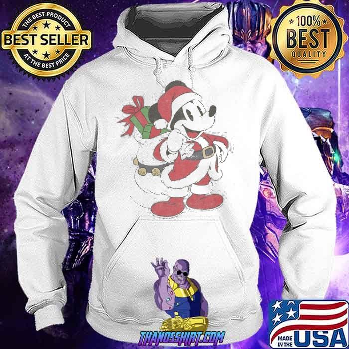 Santa Mickey Mouse Holiday Shirt 
