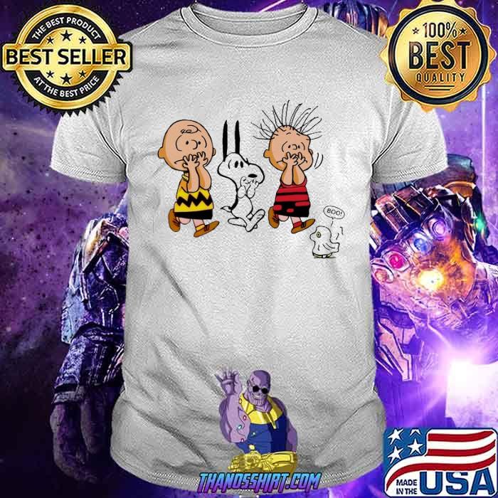 Snoopy and charlie brown scream boo 