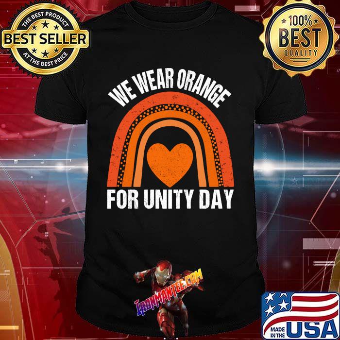 Unity Day Shirt Orange Rainbow We Wear 