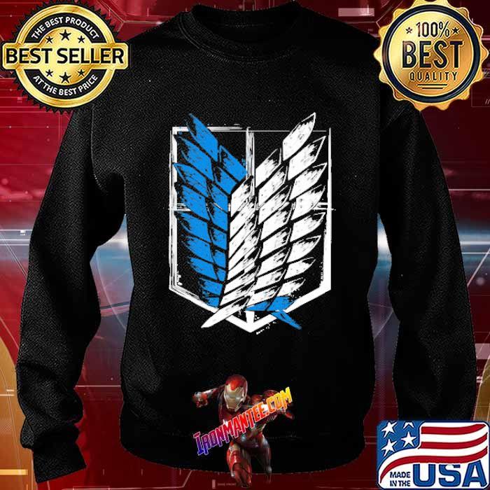 attack on titan wings of freedom t shirt