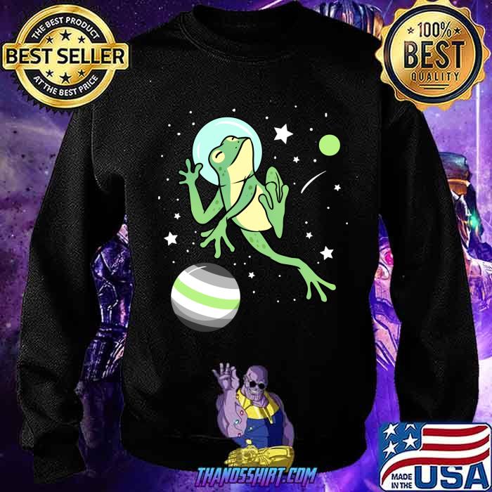 Best frog Astronaut Agender Pride T 