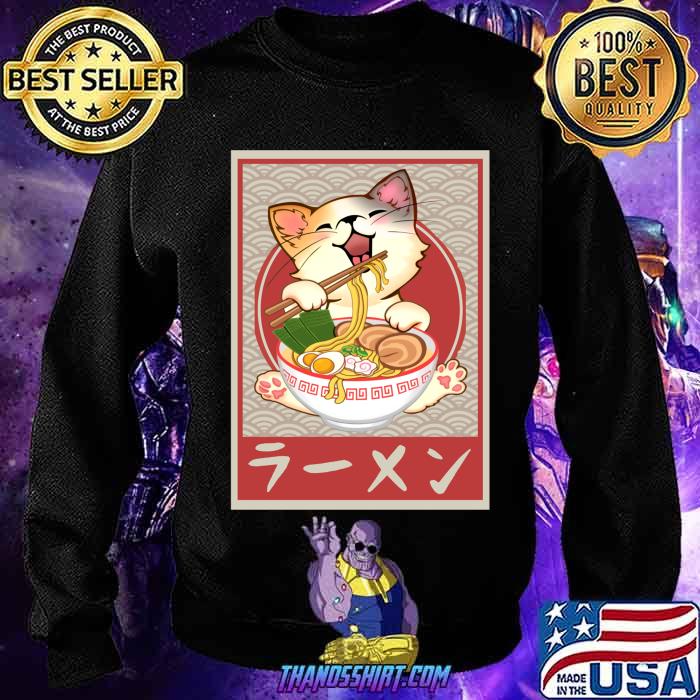 Cat Ramen Bowl Anime Japanese Noodles 