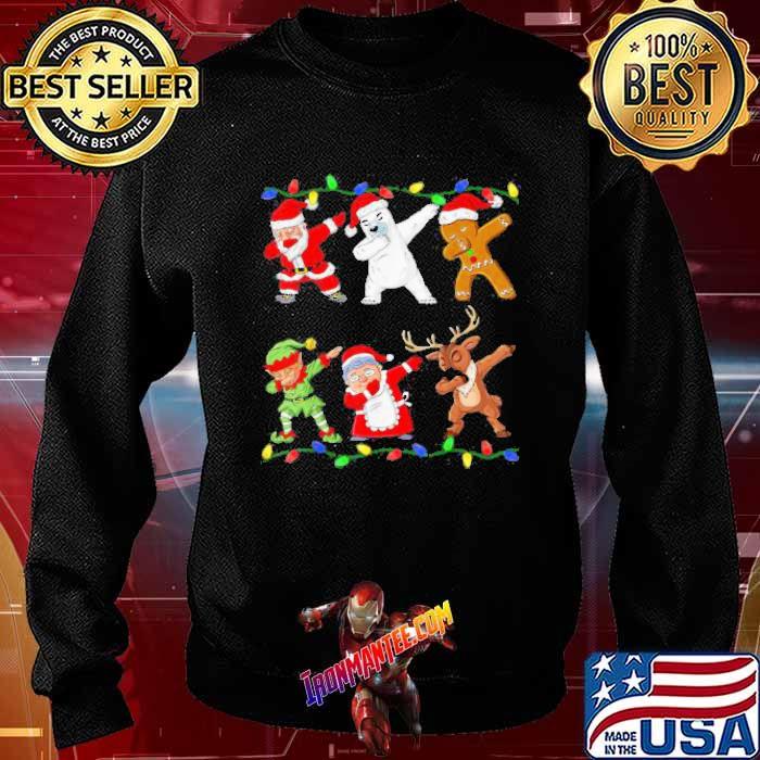 Dabbing Santa Elf And Friends Boys Kids 
