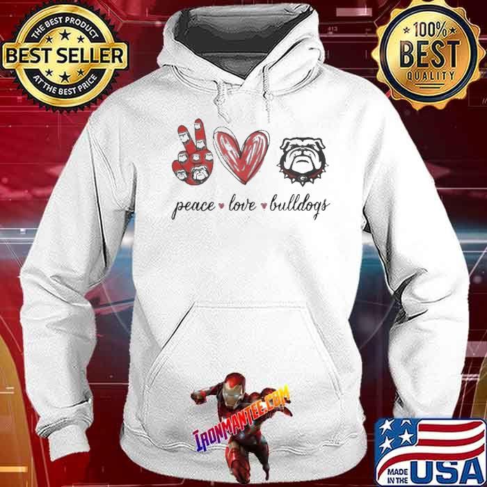 Funny peace Love Georgia Bulldogs 