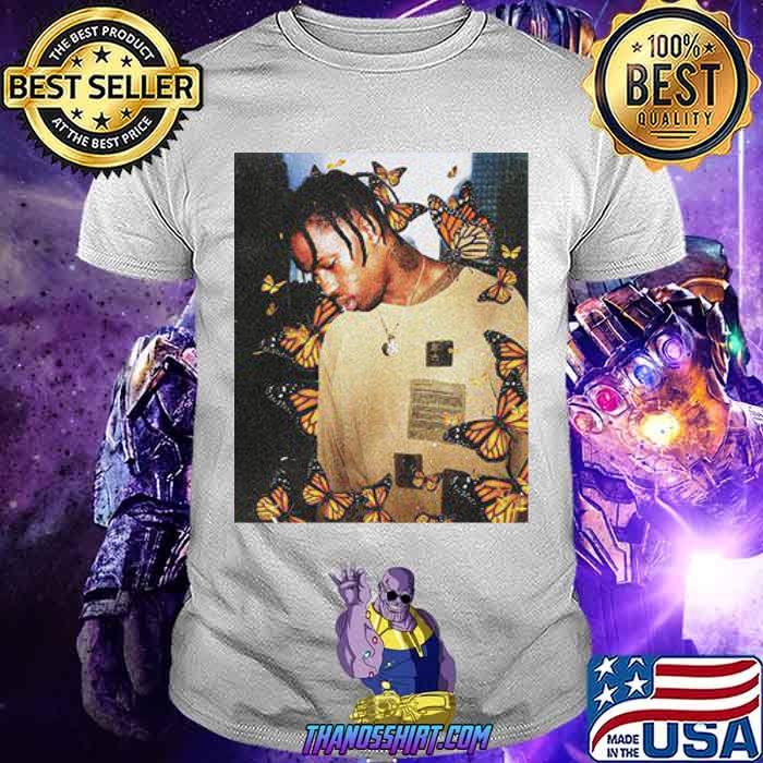 Funny travis Scott Butterfly Shirt 