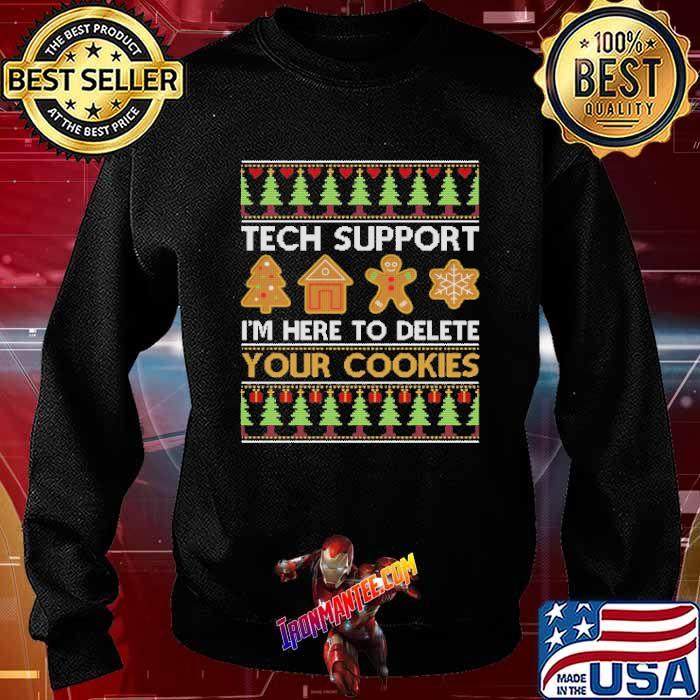 Cookies Tech Support Christmas Shirt 