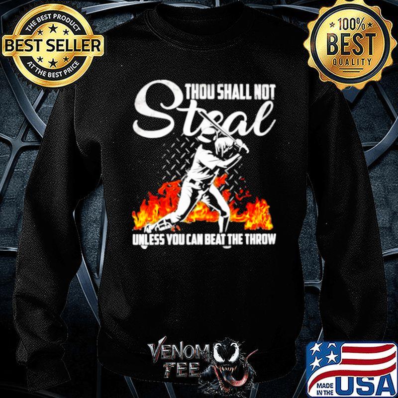 thou shalt not steal baseball shirt