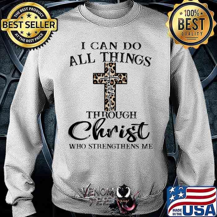 faith cross leopard shirt - Venomtee 